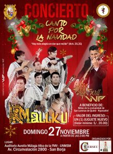 Afiche Concierto Canto por la Navidad